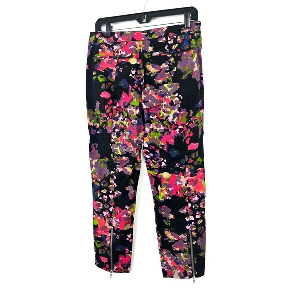 W118 by Walter Baker Womens Size S Floral Dustin Cropped Moto Jeans Pants 1117H - Picture 4 of 11